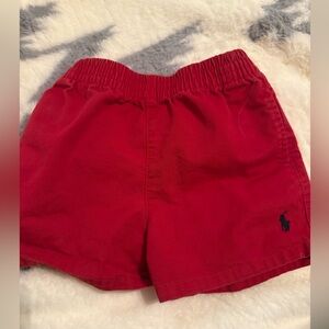 Ralph Lauren Red Kids Shorts